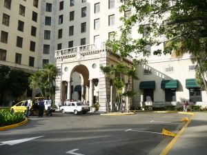871 Havana National Hotel entrance